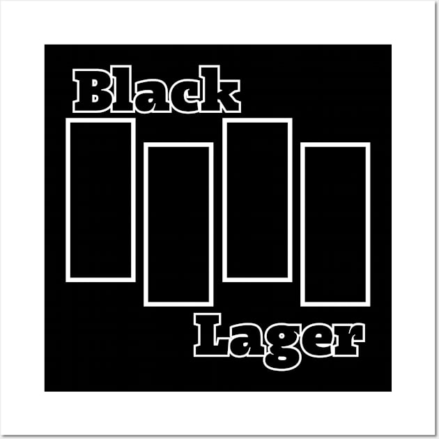 Black Lager Wall Art by hastings1210